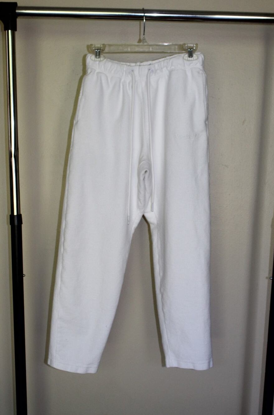 Standard Cloth White Athletic Drawstring Sweatpants Pants Men’s XS